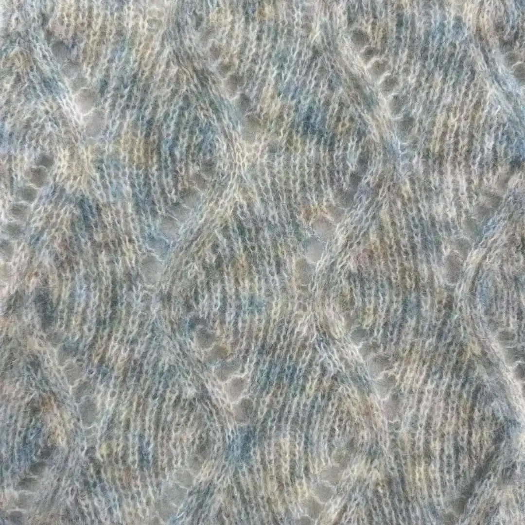 China Yarn for Knitted Jacket (Sweater),Round Neck Pullover (Sweater),Knitted Trousers (Sweater),Ruffle Tight Dress (Sweater) Mossy Yarn Fancy Yarn Mohair Wool Acrylic Nylon Elastane blue+green color buy from China wholesaler bulk order at wholesale price free worldwide shipping Alibaba