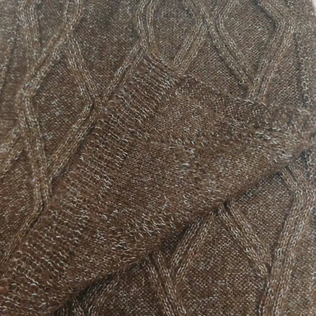 China Yarn for Open Cardigan (Sweater),Hoodie  (Sweater),Dresses (Cardigan Open) (Sweater),Skirt (Sweater) Mossy Yarn Fancy Yarn Acrylic Recycled Polyester Polyester BROWN color buy from China wholesaler bulk order at wholesale price free worldwide shipping Alibaba