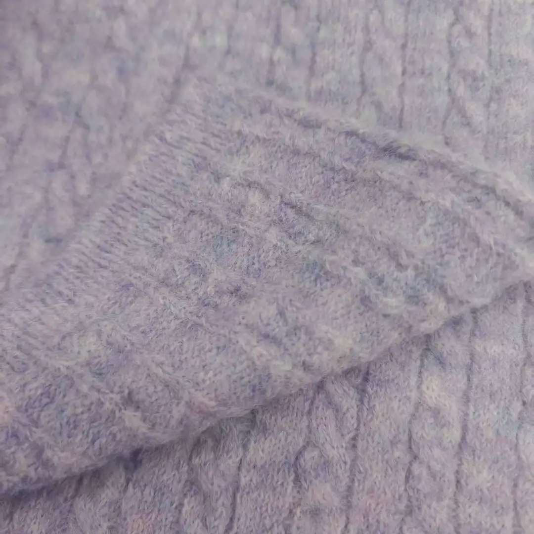 China Yarn for Open Cardigan (Sweater),Round Neck Pullover (Sweater),Hoodie  (Sweater) Mossy Yarn Fancy Yarn Polyester Nylon Wool Spandex Lilac color buy from China wholesaler bulk order at wholesale price free worldwide shipping Alibaba