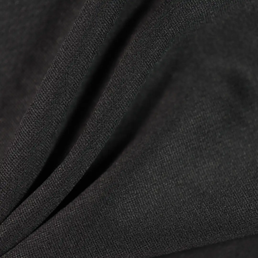 China Fabric for T-Shirt,Skirt,Backless Beach Dress Single Jersey Knit Fabric Polyester BLACK color buy from China wholesaler bulk order at wholesale price free worldwide shipping Alibaba