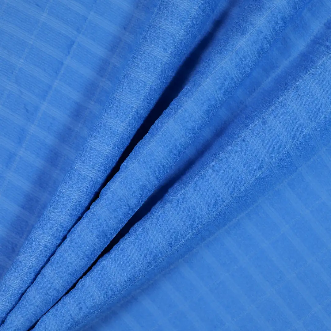 China Fabric for Shirt,Skirt,Backless Beach Dress Polyester Pongee Synthetic Woven Fabric Polyester BLUE color buy from China wholesaler bulk order at wholesale price free worldwide shipping Alibaba