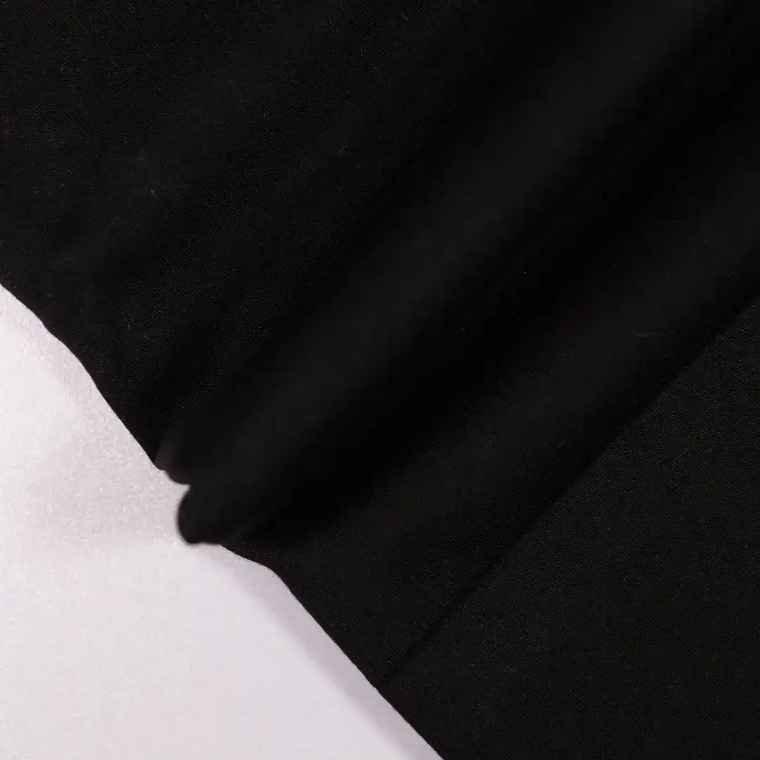 China Fabric for T-Shirt,Skirt,Tank Midi Dress Four-way Stretch (Bi-Stretch) Knit Fabric Rayon Nylon Spandex BLACK color buy from China wholesaler bulk order at wholesale price free worldwide shipping Alibaba