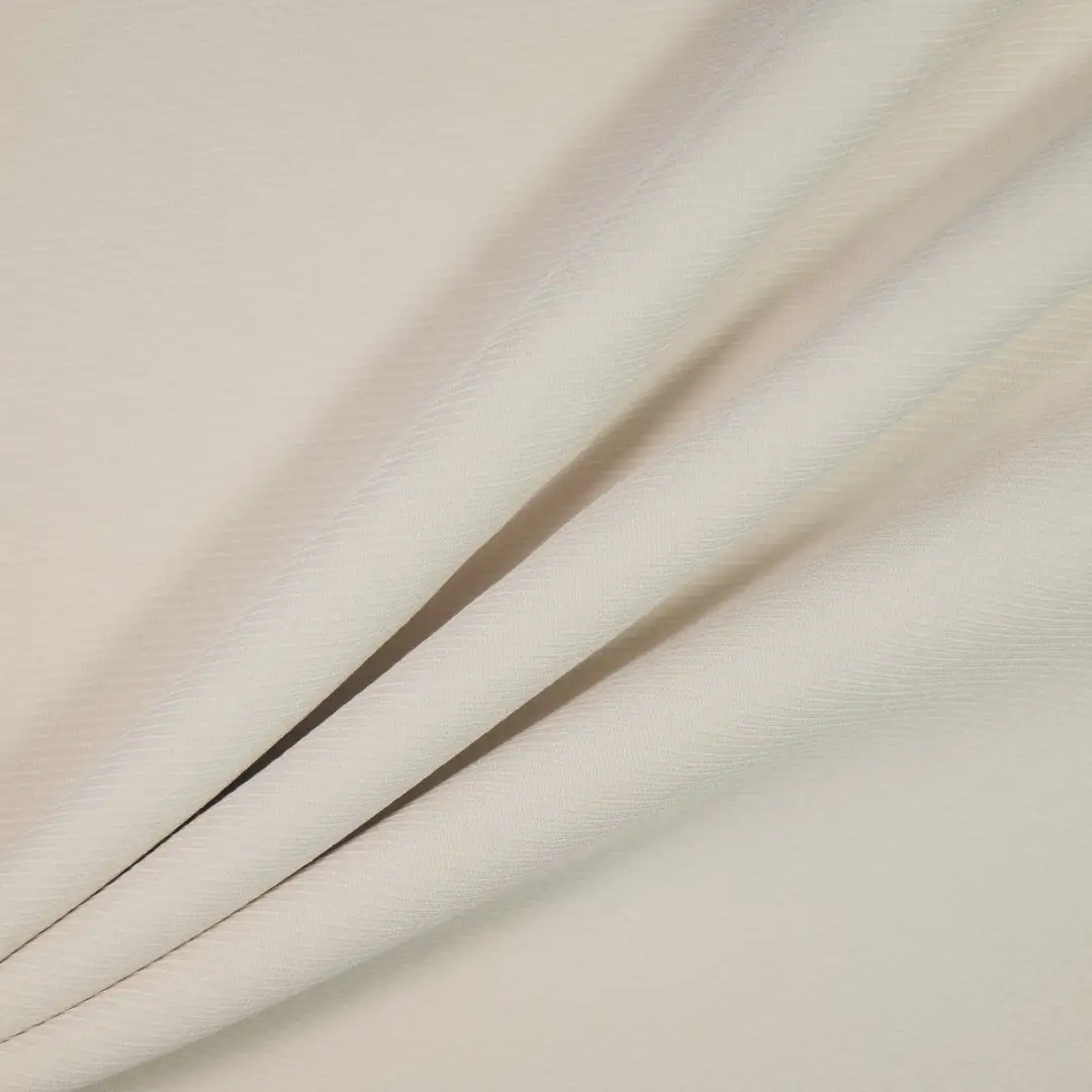 China Fabric for Pants,Skirt,Suit,Uniform Twill Woven Blended Fabric Polyester Spandex off-white color buy from China wholesaler bulk order at wholesale price free worldwide shipping Alibaba