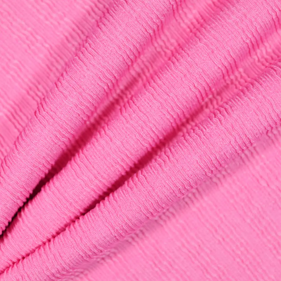 China Fabric for T-Shirt,Skirt,Backless Beach Dress Jacquard Knit Fabric Polyester Spandex pink color buy from China wholesaler bulk order at wholesale price free worldwide shipping Alibaba