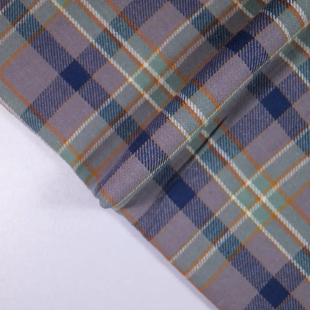 China Fabric for Shirt,Cropped V-Neck Shirt,V-Neck Short Sleeve Shirt V Yarn Dyed Check Natural Woven Fabric Cotton BLUAE GREY color buy from China wholesaler bulk order at wholesale price free worldwide shipping Alibaba