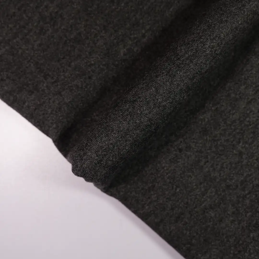 China Fabric for Jackets,Overcoat,Uniform Knit Woolen Fabric Woolen Polyester Tencel Wool BLACK color buy from China wholesaler bulk order at wholesale price free worldwide shipping Alibaba