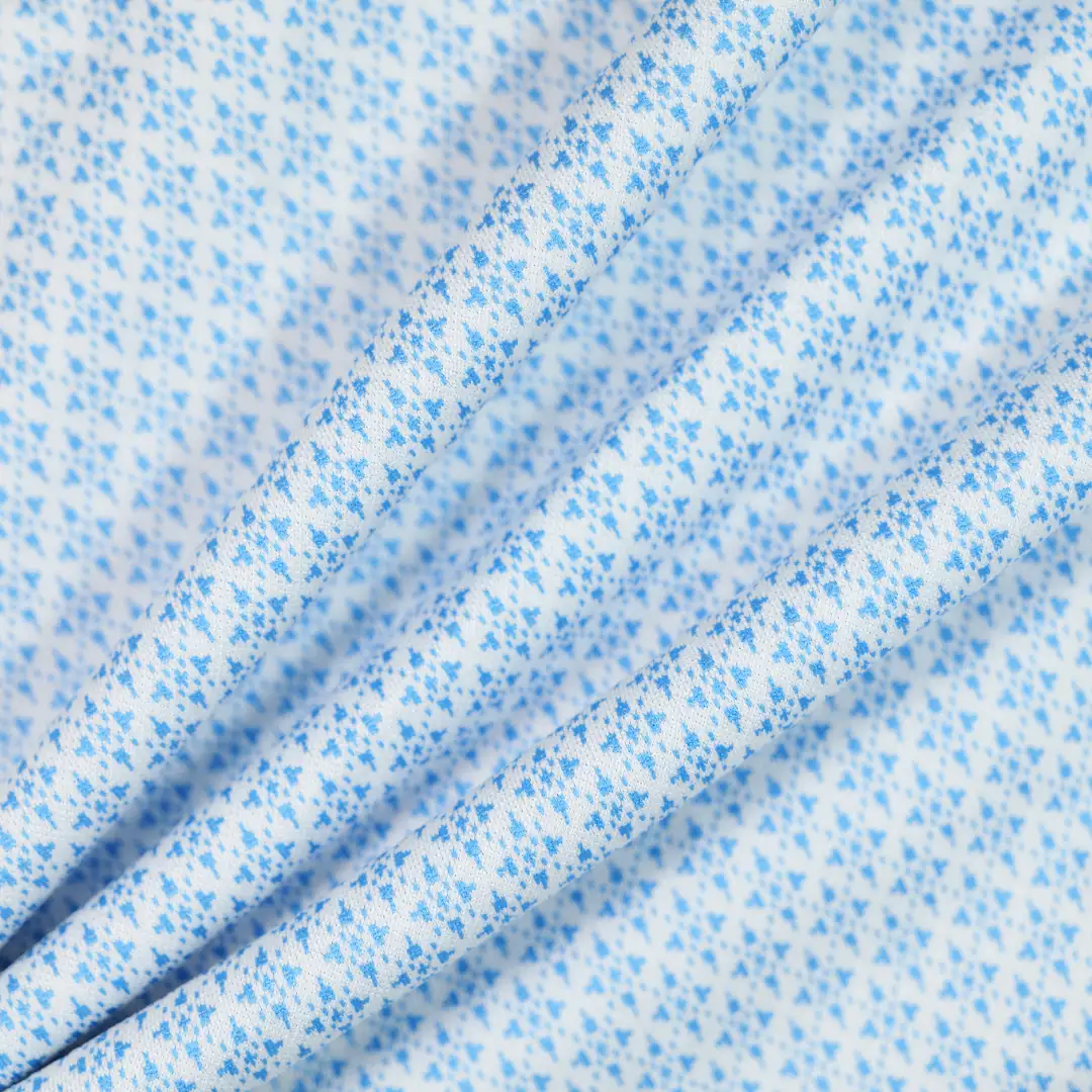 China Fabric for T-Shirt,Skirt,Backless Beach Dress Jacquard Knit Fabric Polyester blue color buy from China wholesaler bulk order at wholesale price free worldwide shipping Alibaba