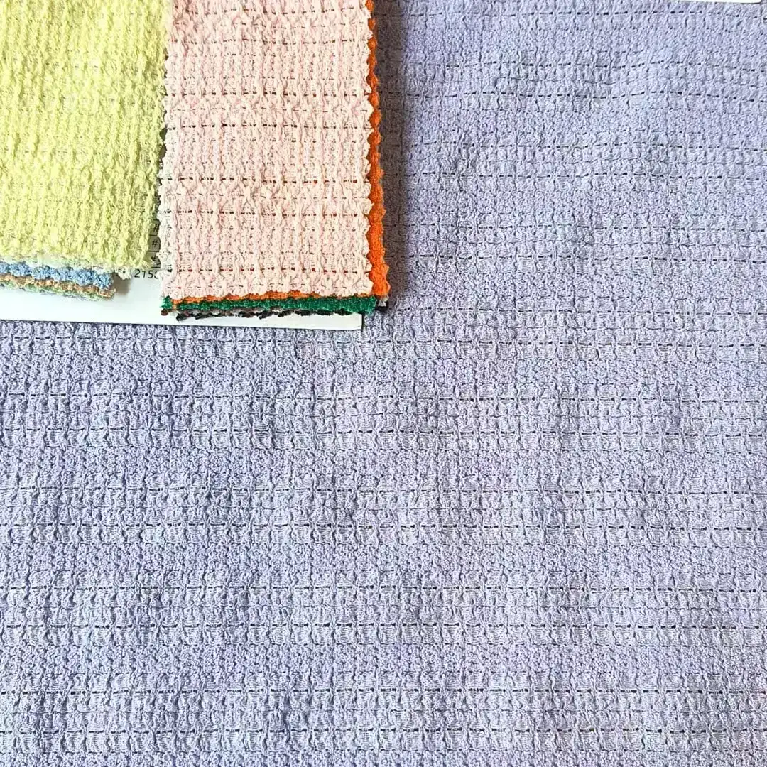 China Fabric for Pants,Tank Top,Blouse,Crop Top,Jogger Tricot Knit Fabric Polyester Elastane Purple color buy from China wholesaler bulk order at wholesale price free worldwide shipping Alibaba