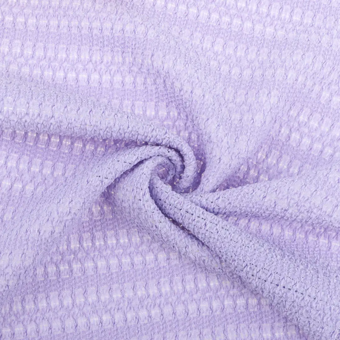 China Fabric for Pants,Tank Top,Blouse,Crop Top,Jogger Tricot Knit Fabric Polyester Elastane Purple color buy from China wholesaler bulk order at wholesale price free worldwide shipping Alibaba