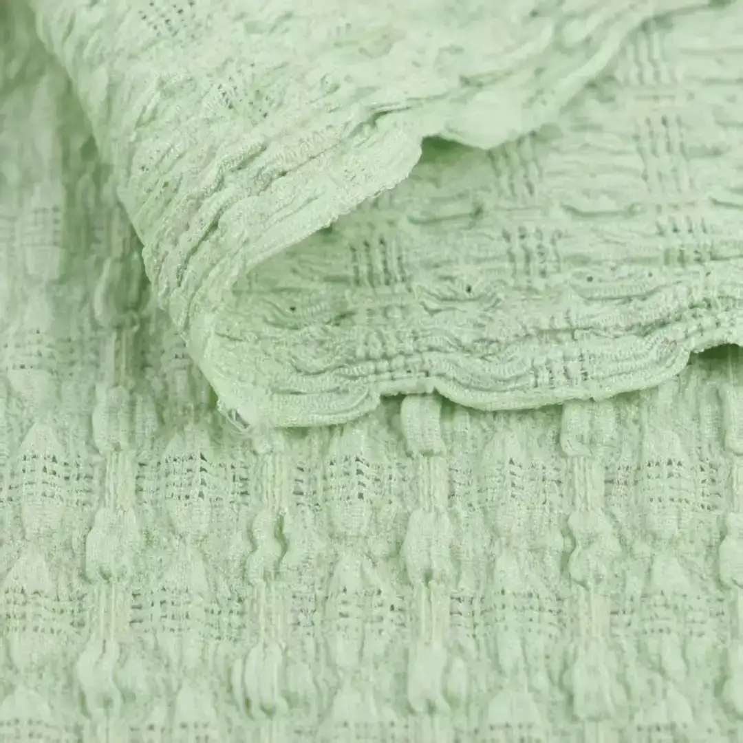 China Fabric for Shirt,Blouse,Crop Top Tricot Knit Fabric Polyester Elastane sky blue color buy from China wholesaler bulk order at wholesale price free worldwide shipping Alibaba