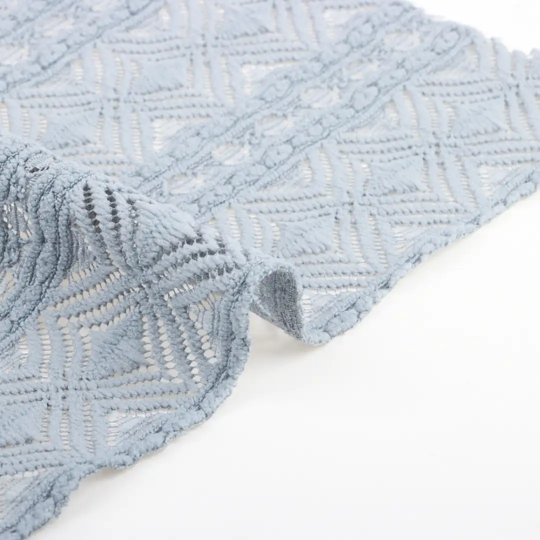 China Fabric for Shirt,Pants,Polo Shirt,Tank Top,Blouse,Crop Top Tricot Knit Fabric Polyester Elastane (LYCRA®) Grey blue color buy from China wholesaler bulk order at wholesale price free worldwide shipping Alibaba