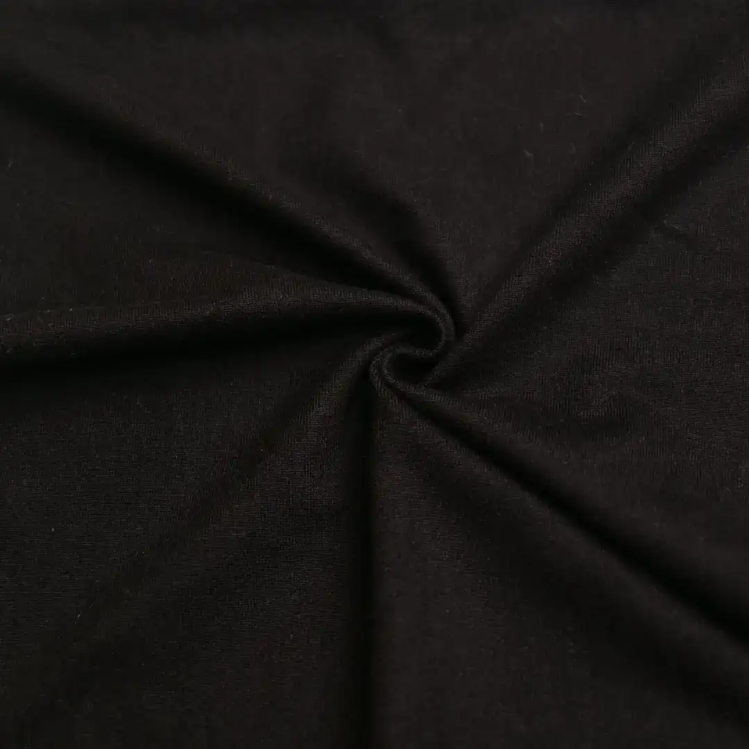 China Fabric for T-Shirt,Yoga Clothes,Yoga Pants,Sports Bras Single Jersey Knit Fabric Polyester Spandex Black color buy from China wholesaler bulk order at wholesale price free worldwide shipping Alibaba