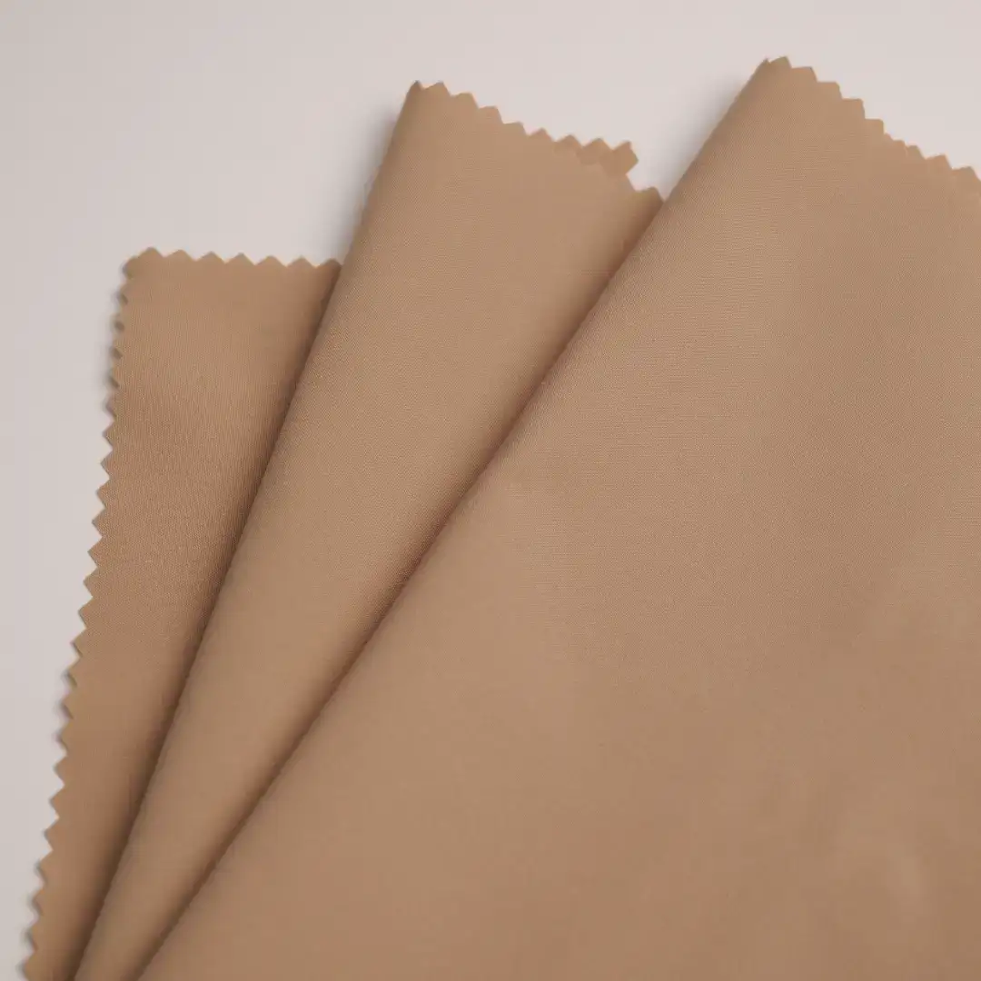 China Fabric for Ski Suits Polyester Mountaineering Fabric Synthetic Woven Fabric Polyester Brown color buy from China wholesaler bulk order at wholesale price free worldwide shipping Alibaba