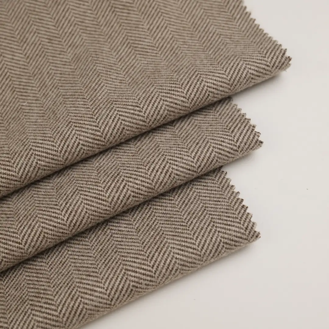 China Fabric for Trench Coat,Overcoat Knit Woolen Fabric Woolen Polyester Camel color buy from China wholesaler bulk order at wholesale price free worldwide shipping Alibaba