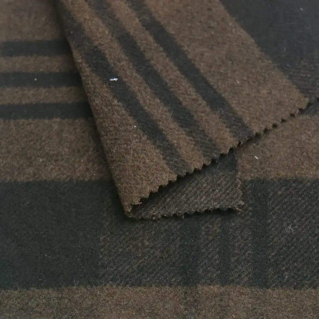 China Fabric for Trench Coat,Padded Jacket,Overcoat Knit Woolen Fabric Woolen Polyester Check color buy from China wholesaler bulk order at wholesale price free worldwide shipping Alibaba