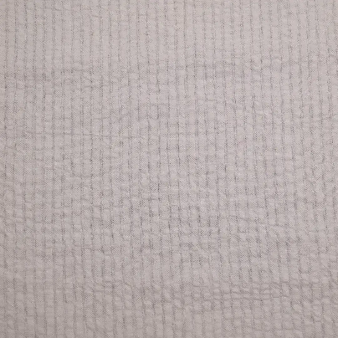 China Fabric for Blouse,Skirt,Over Shirt Cotton Seersucker Natural Woven Fabric Cotton White color buy from China wholesaler bulk order at wholesale price free worldwide shipping Alibaba