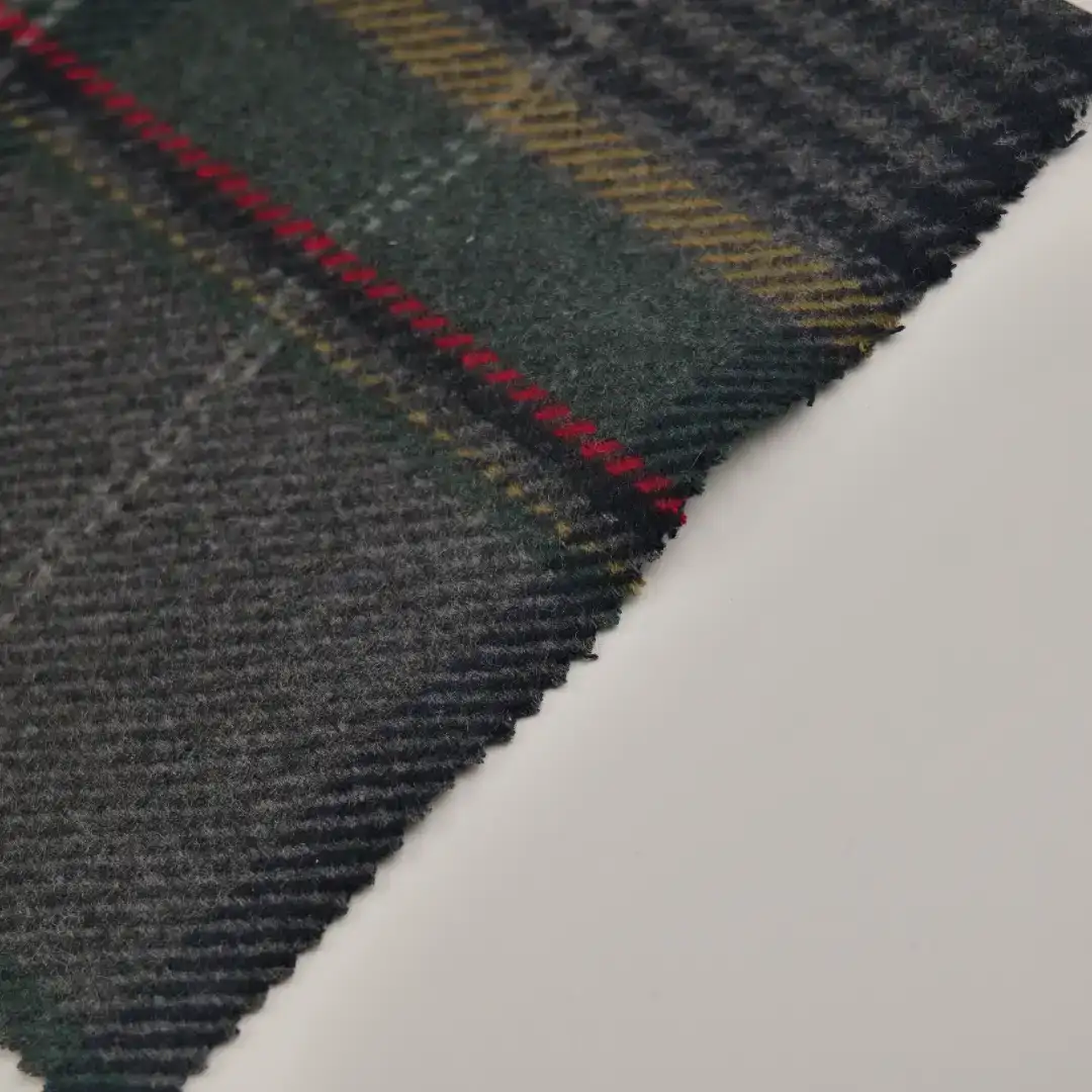 China Fabric for Trench Coat,Overcoat Knit Woolen Fabric Woolen Polyester Check color buy from China wholesaler bulk order at wholesale price free worldwide shipping Alibaba