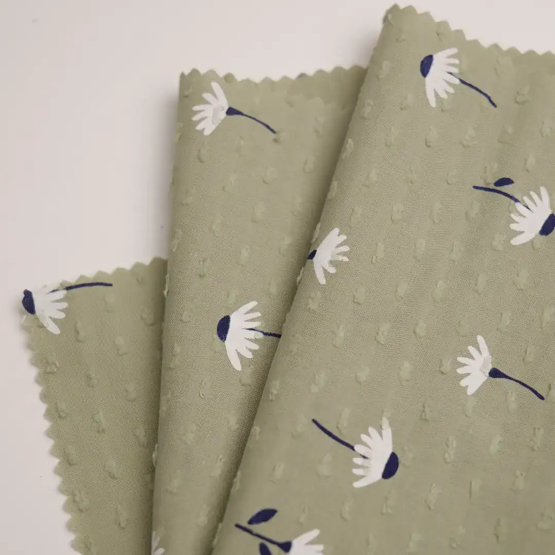 China Fabric for Blouse,Skirt,Shirt Long Sleeve Button ,Shirt Half Sleeve Button ,Over Shirt Cotton Dobby Natural Woven Fabric Cotton Print-Green color buy from China wholesaler bulk order at wholesale price free worldwide shipping Alibaba