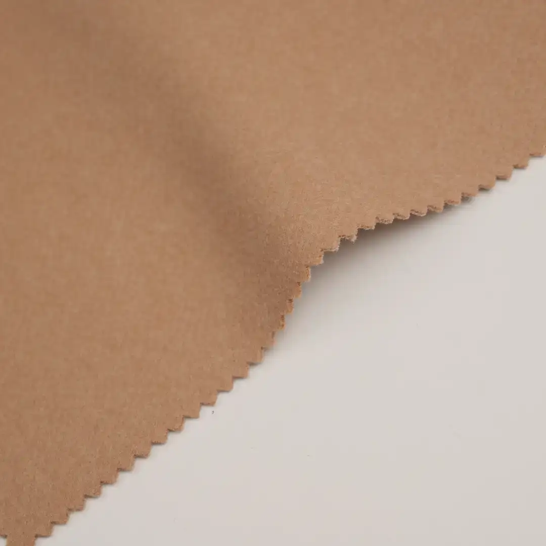 China Fabric for Trench Coat,Padded Jacket,Overcoat Knit Woolen Fabric Woolen Polyester Rayon Acrylic Neps Yarn Solid-Khaki color buy from China wholesaler bulk order at wholesale price free worldwide shipping Alibaba