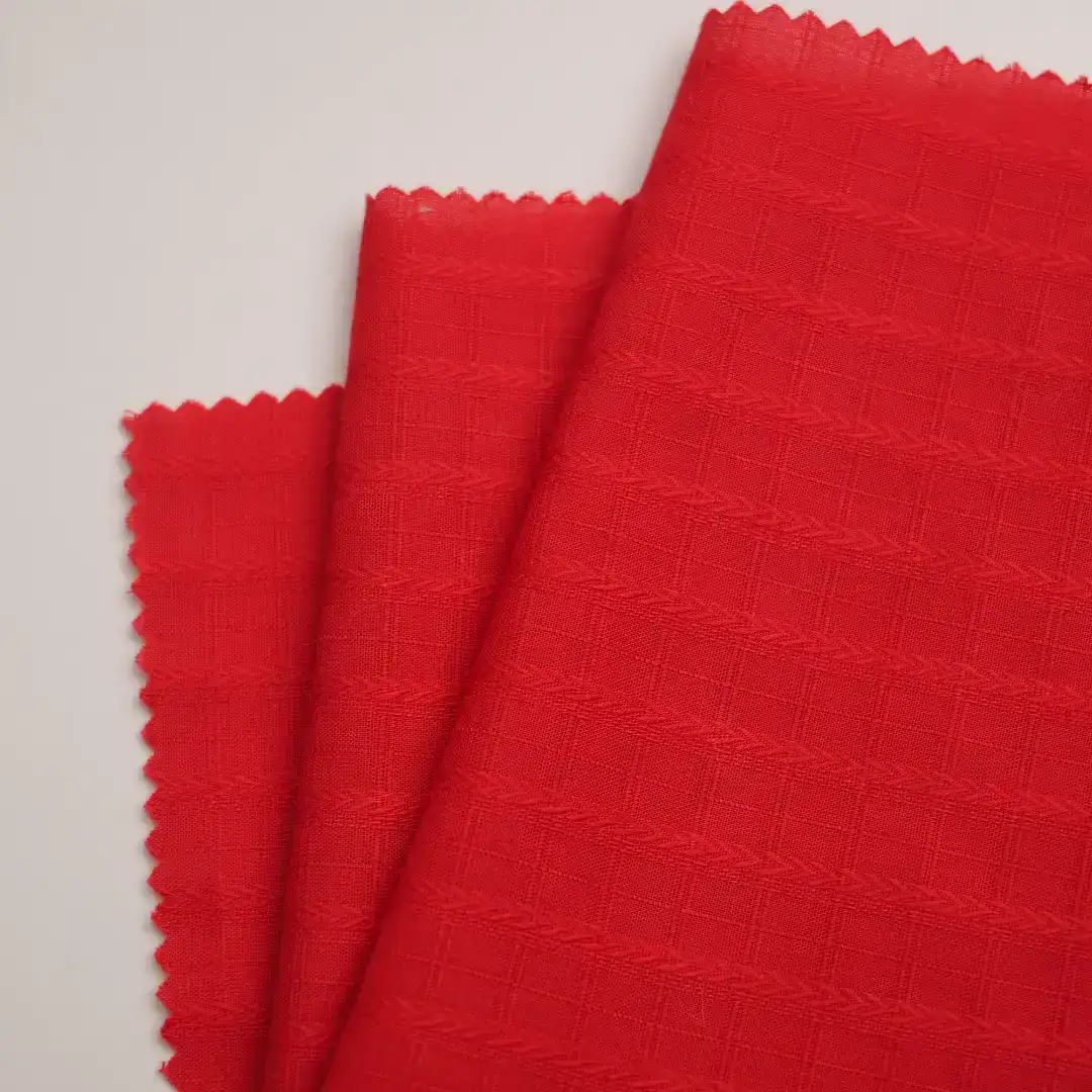 China Fabric for Blouse,Shirt Long Sleeve Button ,Over Shirt Cotton Twill Natural Woven Fabric Cotton Red color buy from China wholesaler bulk order at wholesale price free worldwide shipping Alibaba