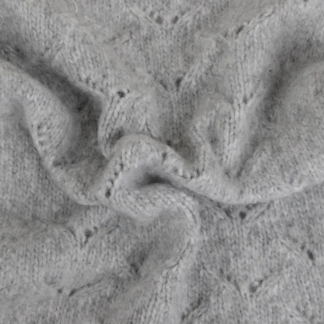 China Yarn for Crop Top Pullover (Sweater),Dresses (Cardigan Open) (Sweater),Dresses (Cardigan Button) (Sweater) Air Spun Yarn Fancy Yarn Recycled Polyester Polyester Grey Melange color buy from China wholesaler bulk order at wholesale price free worldwide shipping Alibaba