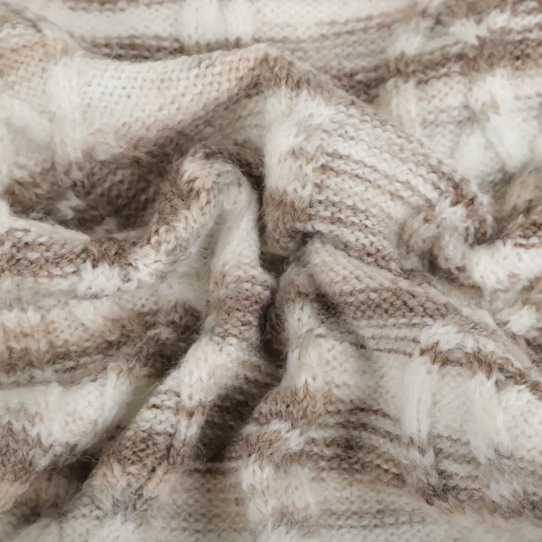 China Yarn for Crop Top Pullover (Sweater),Dresses (Cardigan Open) (Sweater) Core Spun Yarn Regular Yarn Recycled Polyester Nylon Wool PBT Brown/cream/white color buy from China wholesaler bulk order at wholesale price free worldwide shipping Alibaba