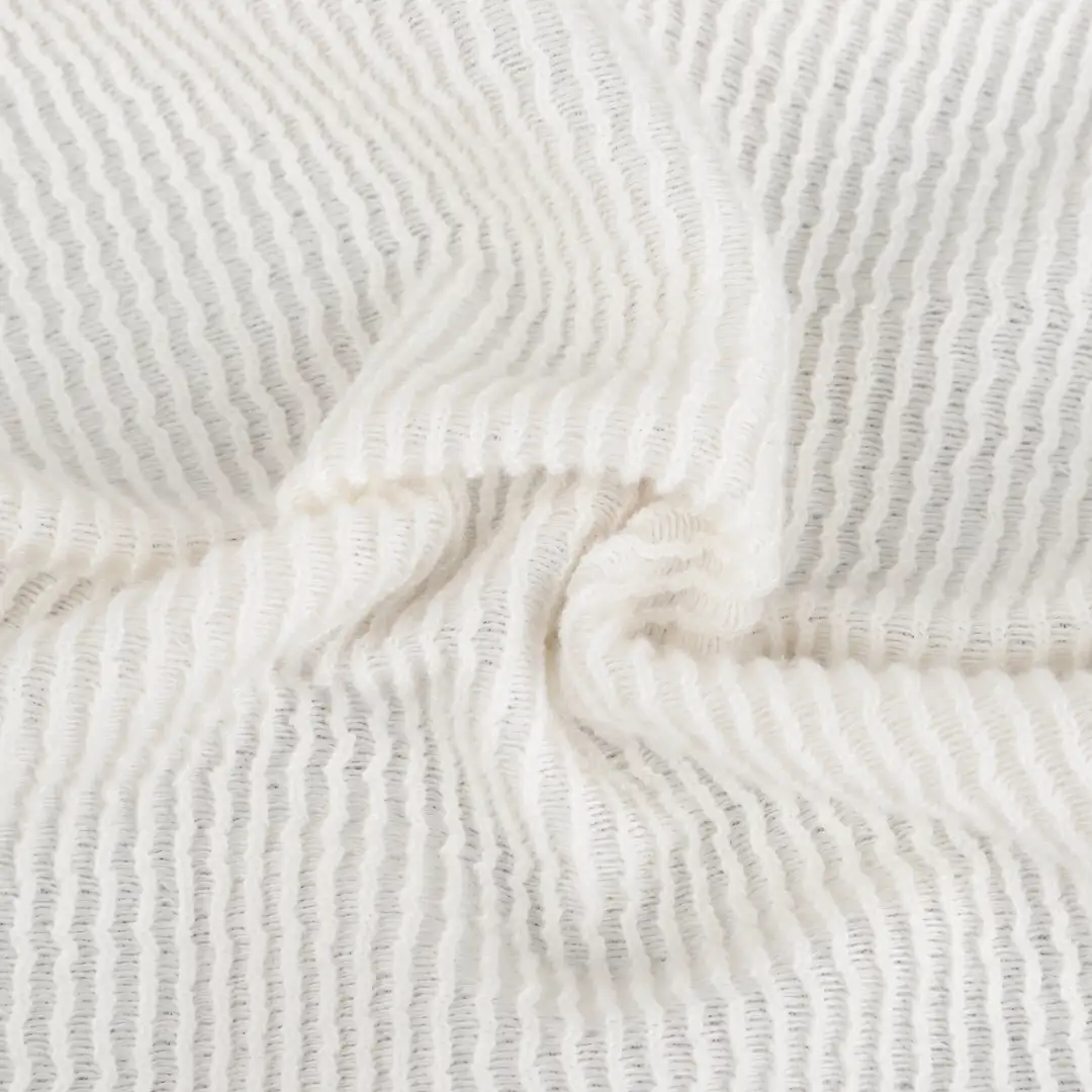 China Fabric for Polo Shirt,Hoodie Weft Jacquard Knit Fabric Polyester Spandex White color buy from China wholesaler bulk order at wholesale price free worldwide shipping Alibaba