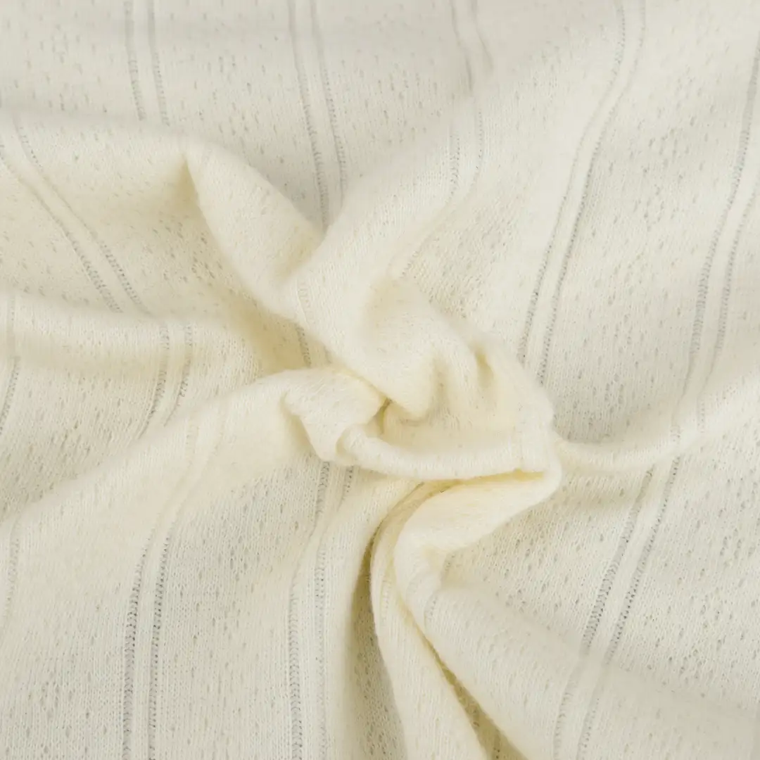 China Fabric for Shirt,T-Shirt,Polo Shirt,Trench Coat,Down Jacket,Men’s Vest ,Open Cardigan ,Dresses (Cardigan Button) ,Interlining Weft Jacquard Knit Fabric Cotton Ecru color buy from China wholesaler bulk order at wholesale price free worldwide shipping Alibaba