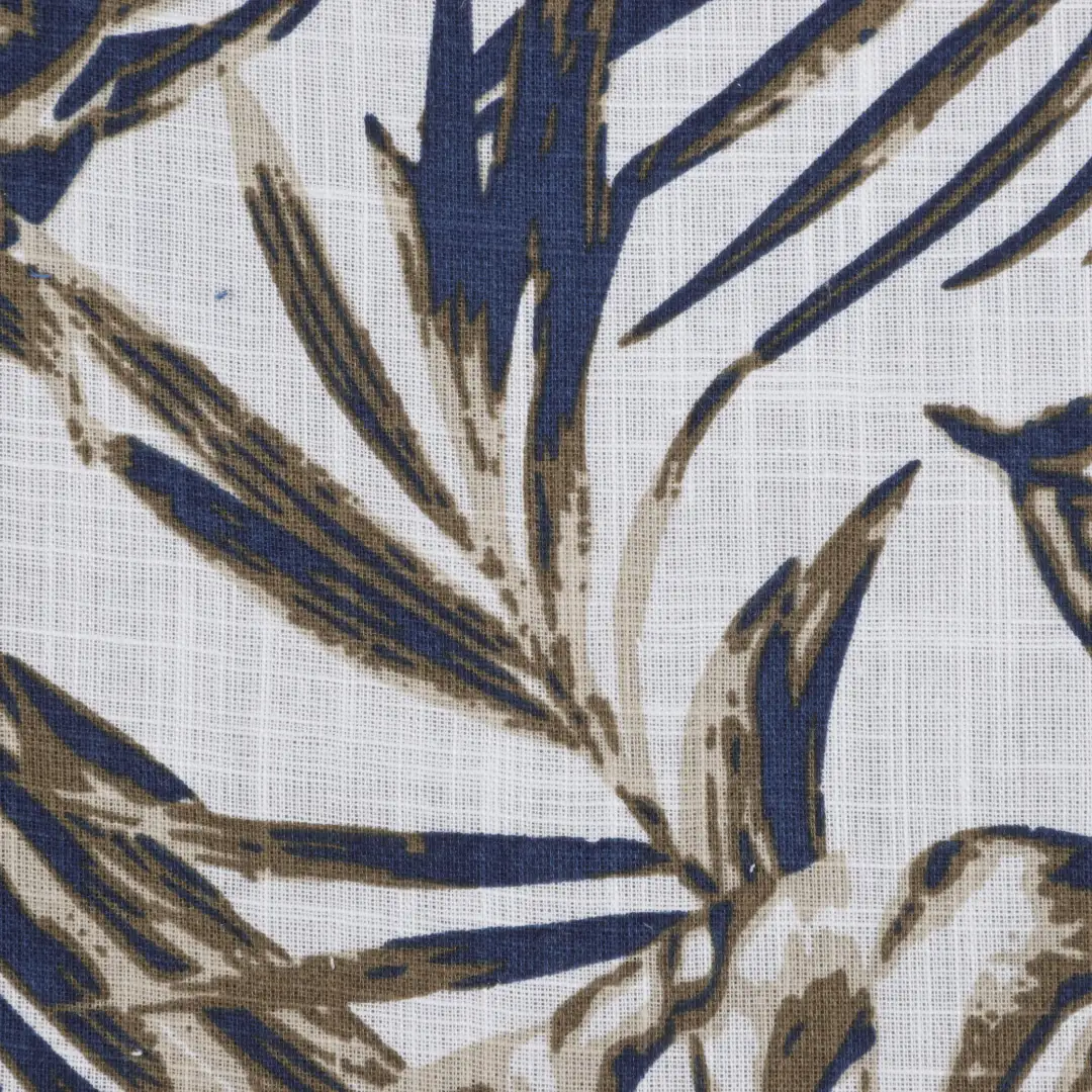 Bangladesh Fabric for Shirt,Blouse,Crop Top Cotton Slub Natural Woven Fabric Cotton Slub LEAF AOP color buy from Bangladesh wholesaler bulk order at wholesale price free worldwide shipping Alibaba