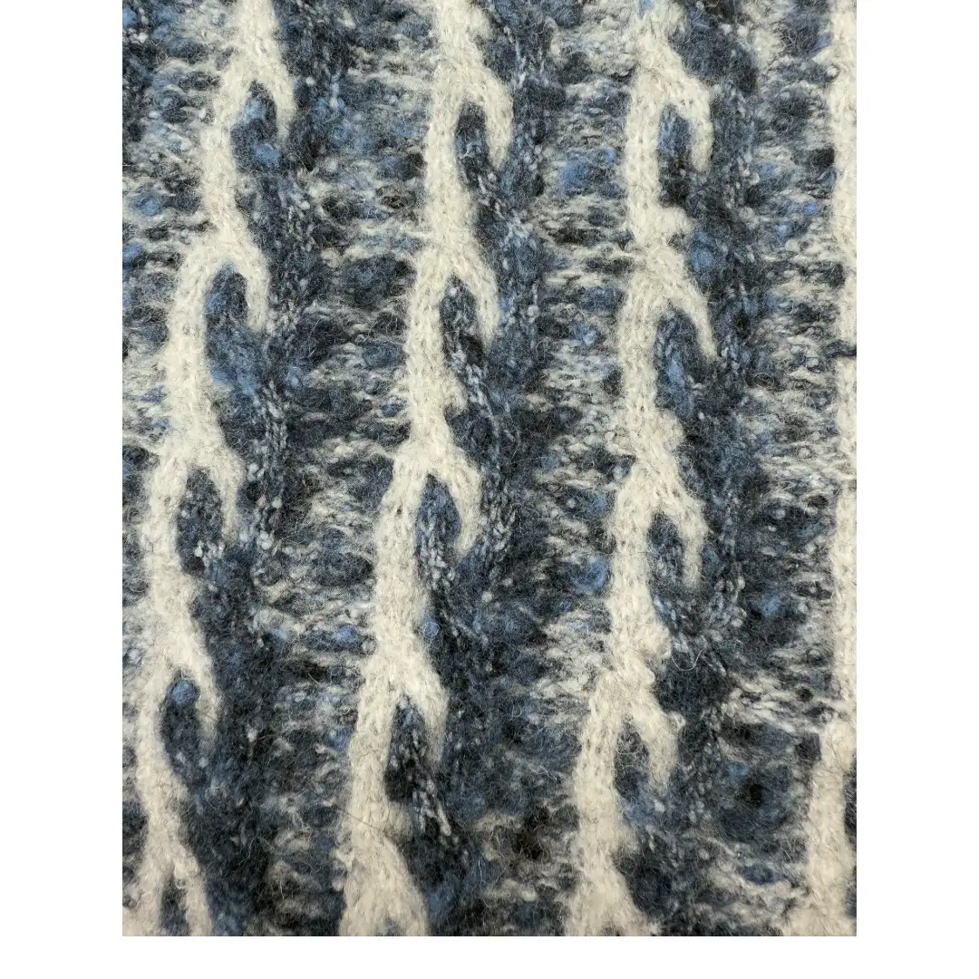 China Yarn for Shirt,Blouse,Skirt,Trench Coat,Knitted Jacket (Sweater),Crew Neck Pullover (Sweater) Mossy Yarn Fancy Yarn Wool Polyester Spandex grey、blue color buy from China wholesaler bulk order at wholesale price free worldwide shipping Alibaba