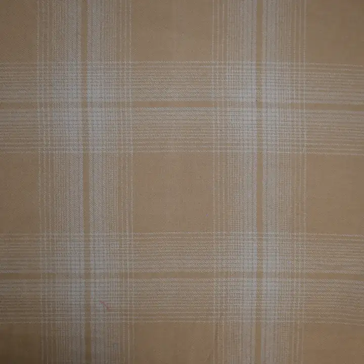 India Fabric for Shirt,Blouse Cotton YD Flannel Natural Woven Fabric Cotton Brown Check color buy from India wholesaler bulk order at wholesale price free worldwide shipping Alibaba