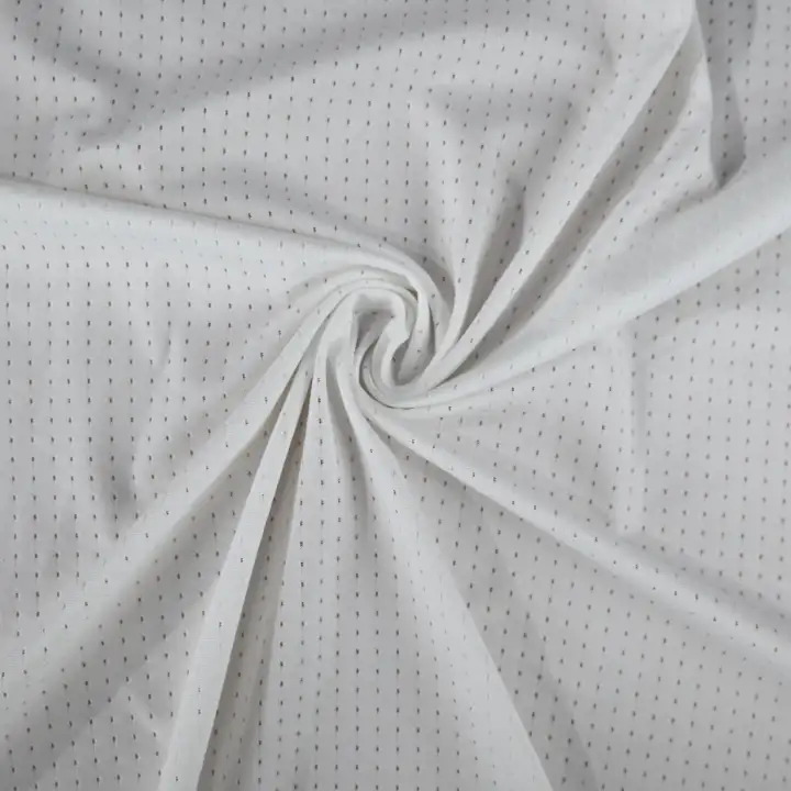 India Fabric for Crop Top,Skirt,Over Shirt Polyester Jacquard Synthetic Woven Fabric Polyester White color buy from India wholesaler bulk order at wholesale price free worldwide shipping Alibaba