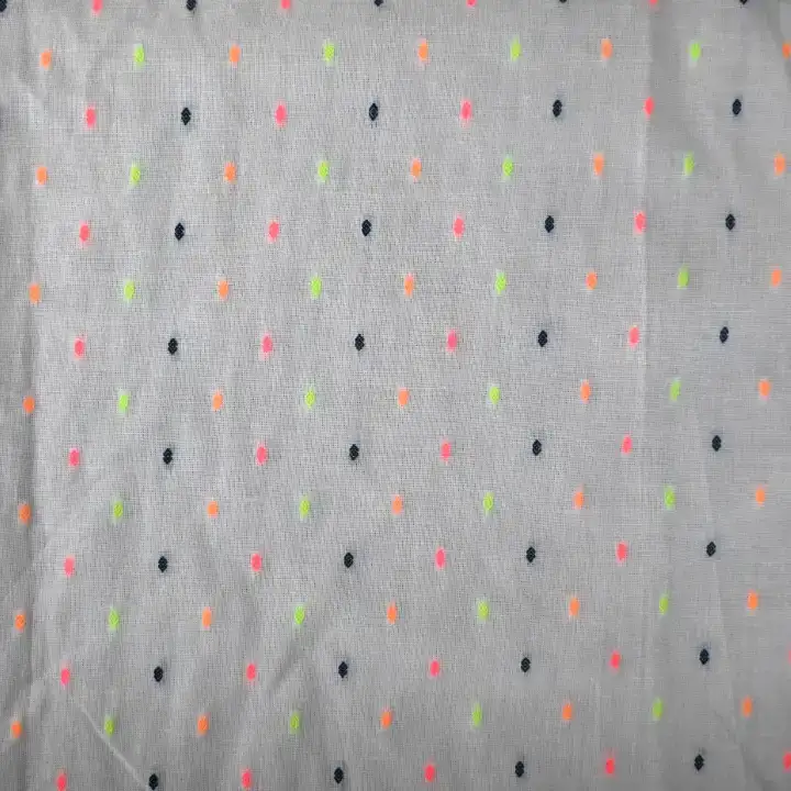 India Fabric for Blouse Cotton Butta Natural Woven Fabric Cotton Polyester White with Butta color buy from India wholesaler bulk order at wholesale price free worldwide shipping Alibaba
