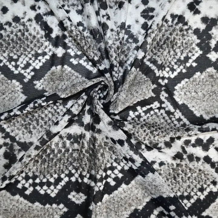 India Fabric for Blouse Polyester Spandex Mesh Knit Fabric Polyester Spandex Printed color buy from India wholesaler bulk order at wholesale price free worldwide shipping Alibaba