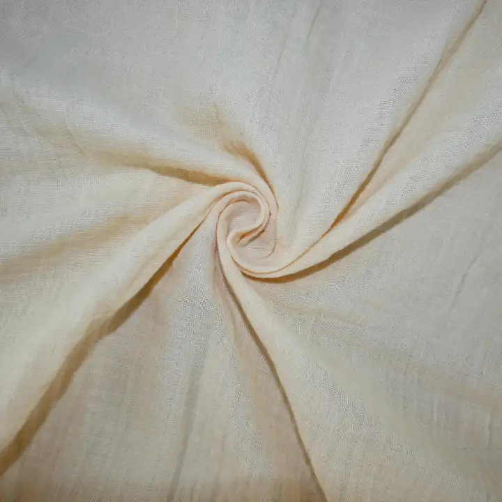 India Fabric for Pajamas Cotton Double Layer Natural Woven Fabric Cotton Gray Sand color buy from India wholesaler bulk order at wholesale price free worldwide shipping Alibaba