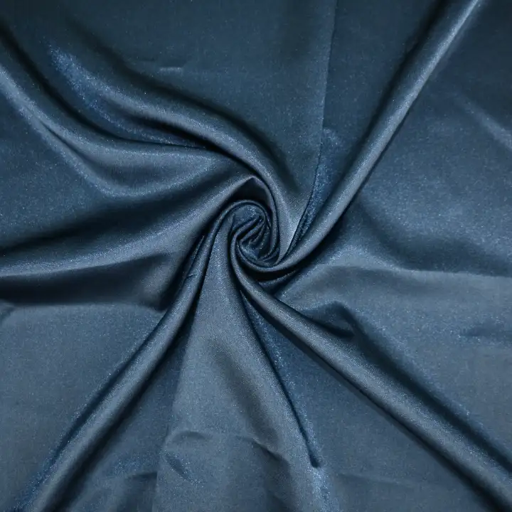 India Fabric for Blouse Polyester Satin Synthetic Woven Fabric RecyclePolyester Off White color buy from India wholesaler bulk order at wholesale price free worldwide shipping Alibaba