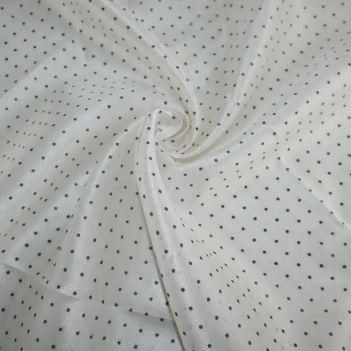 India Fabric for Blouse Organza Synthetic Woven Fabric Viscose Nylon Printed color buy from India wholesaler bulk order at wholesale price free worldwide shipping Alibaba