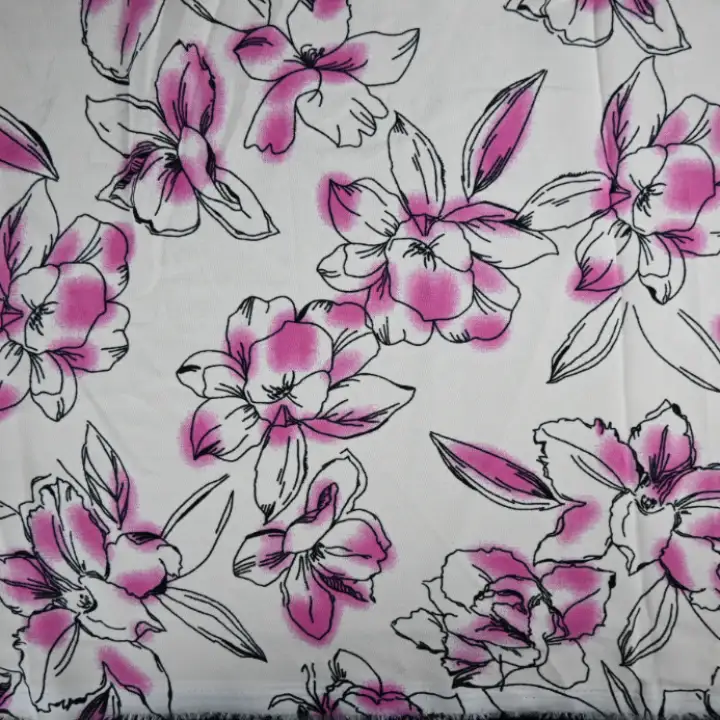 India Fabric for Shirt Polyester Dobby Synthetic Woven Fabric Polyester Cotton Printed color buy from India wholesaler bulk order at wholesale price free worldwide shipping Alibaba