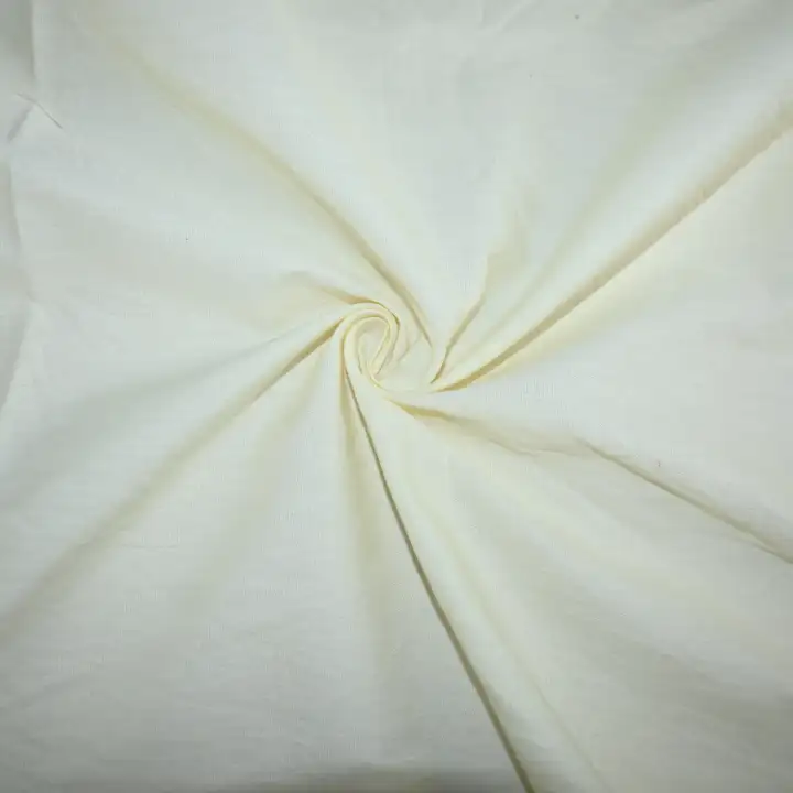 India Fabric for Shirt Poplin Synthetic Woven Fabric Cotton Yellow color buy from India wholesaler bulk order at wholesale price free worldwide shipping Alibaba