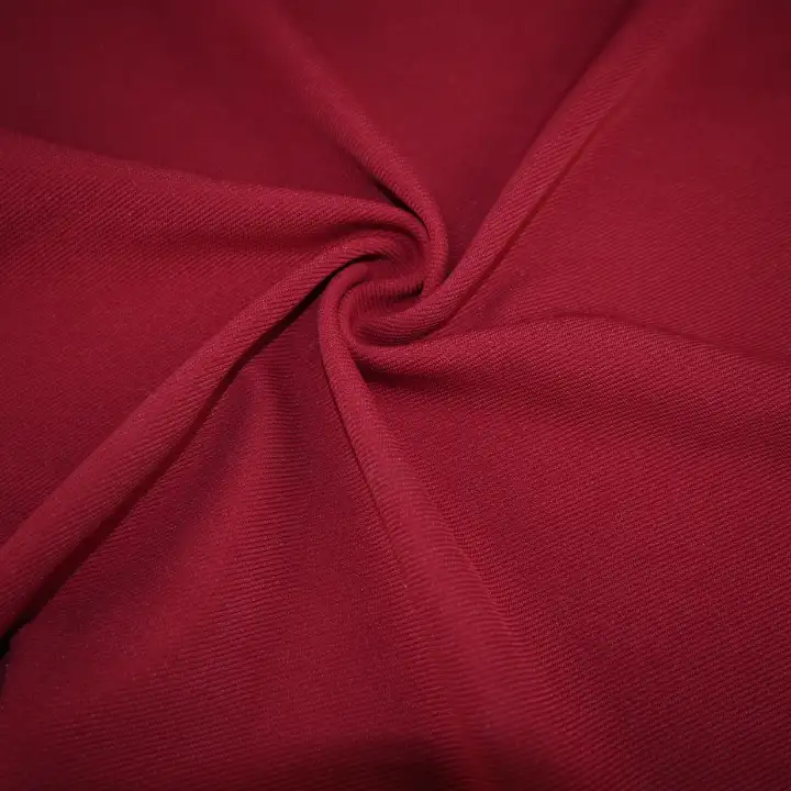 India Fabric for Pants Polyester Pongee Synthetic Woven Fabric Polyester Rose Red color buy from India wholesaler bulk order at wholesale price free worldwide shipping Alibaba