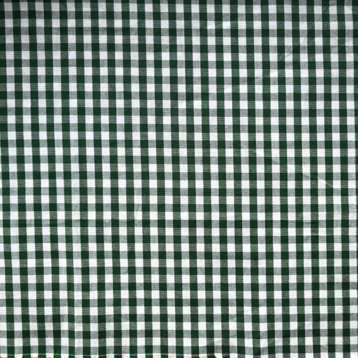 India Fabric for Shirt Yarn Dyed Check Synthetic Woven Fabric COTTON Green Check color buy from India wholesaler bulk order at wholesale price free worldwide shipping Alibaba