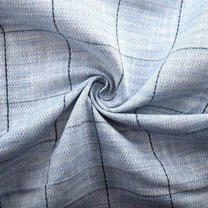 India Fabric for Shirt Cotton Dobby Natural Woven Fabric COTTON Check color buy from India wholesaler bulk order at wholesale price free worldwide shipping Alibaba