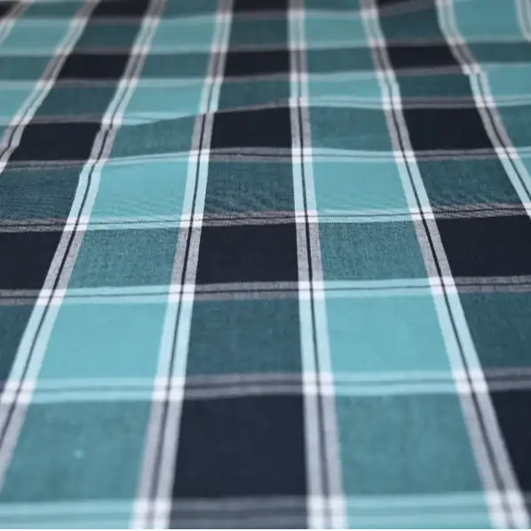 India Fabric for Shirt Cotton YD Twill Natural Woven Fabric Cotton Multi color check color buy from India wholesaler bulk order at wholesale price free worldwide shipping Alibaba
