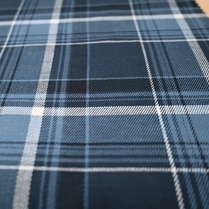 India Fabric for Shirt Cotton YD Twill Natural Woven Fabric Cotton Multi color Check color buy from India wholesaler bulk order at wholesale price free worldwide shipping Alibaba