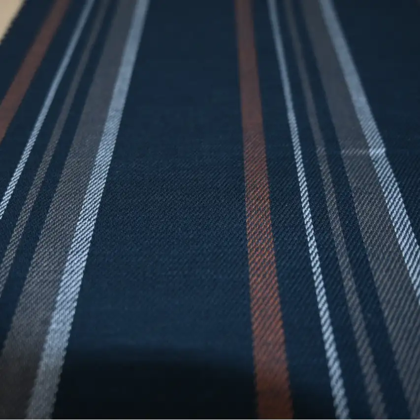 India Fabric for Shirt Cotton YD Twill Natural Woven Fabric Cotton Multi color Stripe color buy from India wholesaler bulk order at wholesale price free worldwide shipping Alibaba