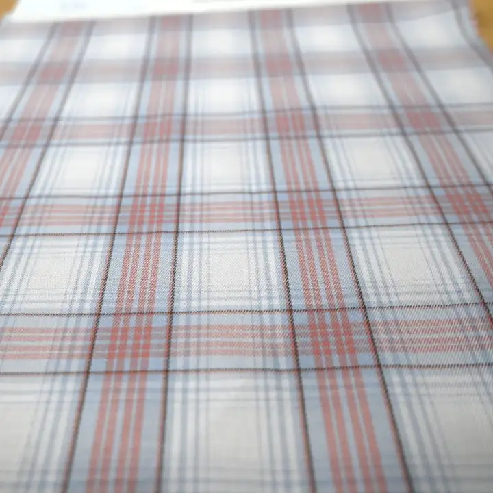 India Fabric for Shirt Cotton YD Twill Natural Woven Fabric Cotton Multi color Check color buy from India wholesaler bulk order at wholesale price free worldwide shipping Alibaba