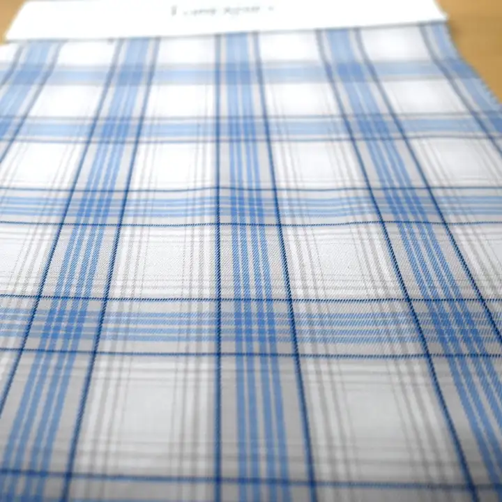 India Fabric for Shirt Cotton YD Twill Natural Woven Fabric Cotton Multi color Check color buy from India wholesaler bulk order at wholesale price free worldwide shipping Alibaba