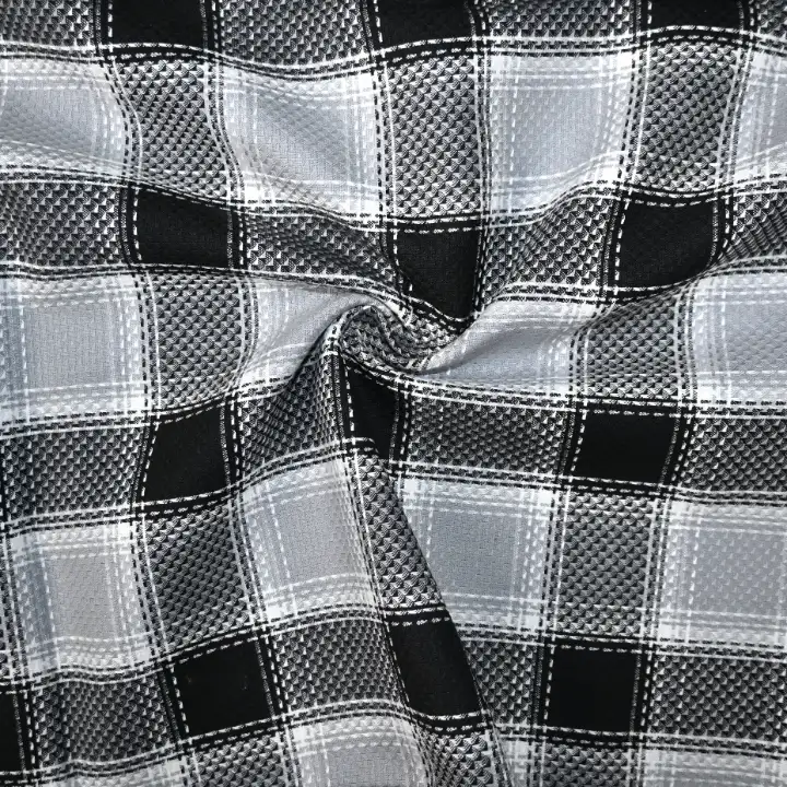 India Fabric for Shirt Cotton YD Twill Natural Woven Fabric Cotton Multi color Check color buy from India wholesaler bulk order at wholesale price free worldwide shipping Alibaba