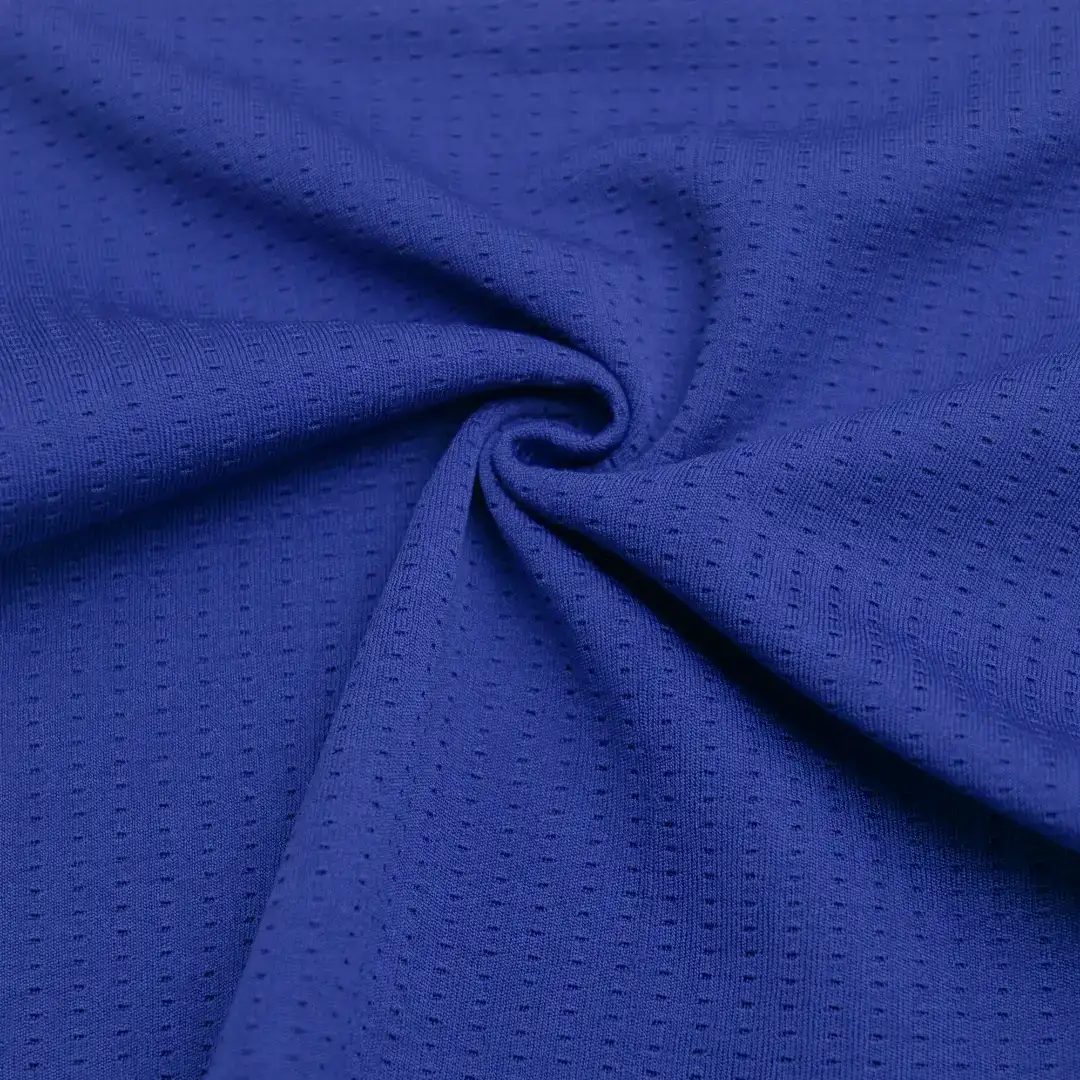 China Fabric for T-Shirt,Dresses (Pullover)  Rib Knit Fabric Polyester blue color buy from China wholesaler bulk order at wholesale price free worldwide shipping Alibaba