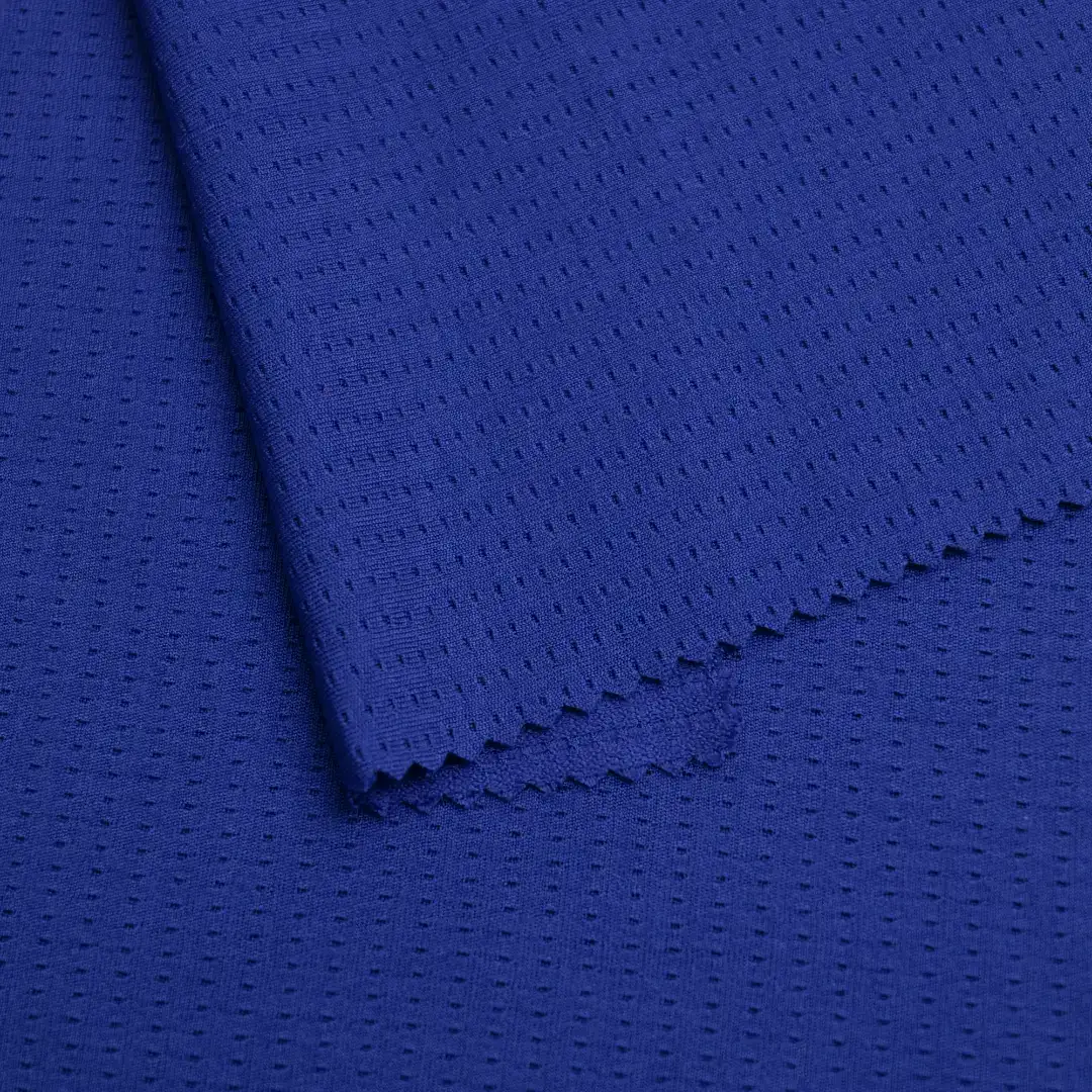China Fabric for T-Shirt,Dresses (Pullover)  Rib Knit Fabric Polyester blue color buy from China wholesaler bulk order at wholesale price free worldwide shipping Alibaba